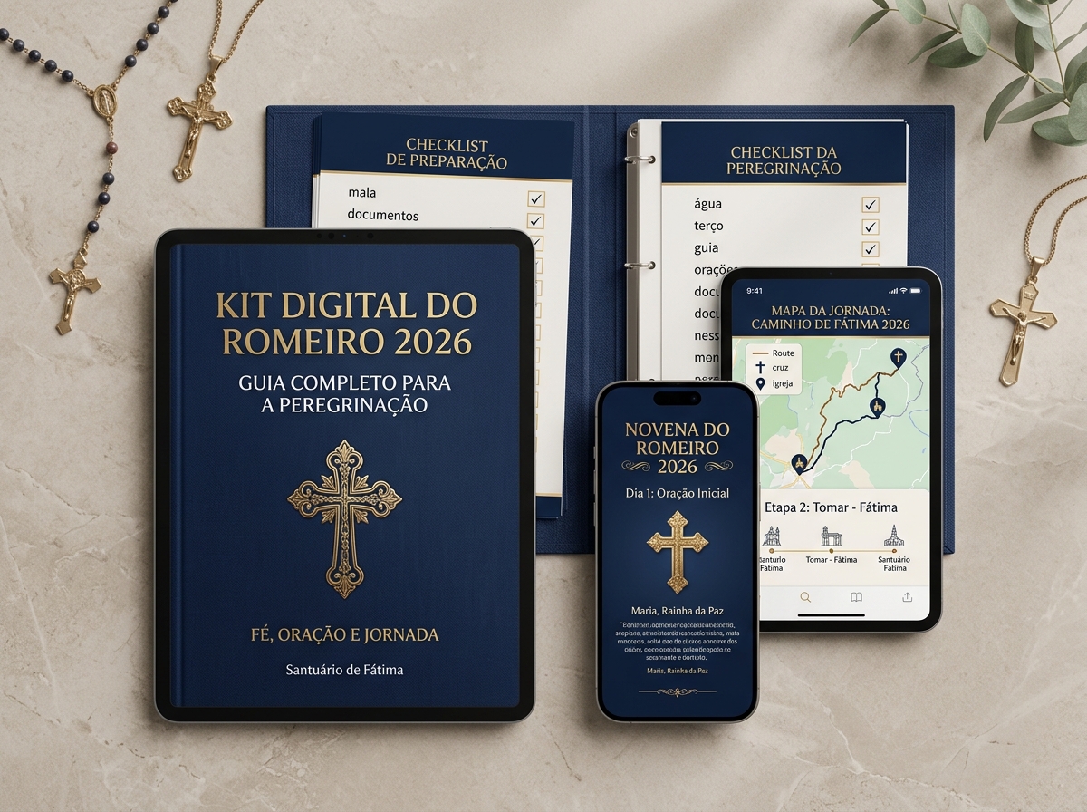 Kit Digital do Romeiro 2026 em Tablet e Celular